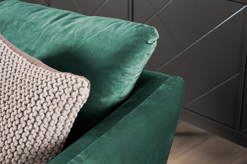 Trend Nojatuoli - Vihreä - Huonekalut - Tuoli & nojatuoli - Nojatuoli & lepotuoli - Samettinojatuoli