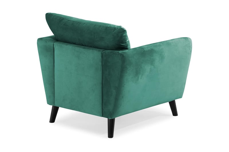 Trend Nojatuoli - Vihreä - Huonekalut - Tuoli & nojatuoli - Nojatuoli & lepotuoli - Samettinojatuoli