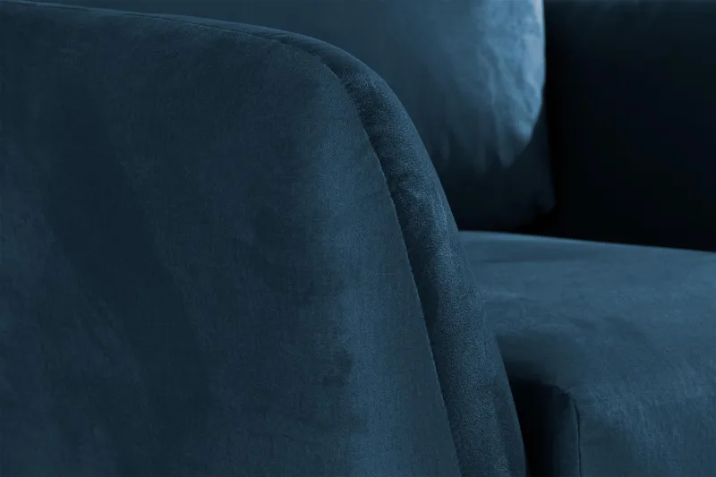 Trend Nojatuoli - Yönsininen - Huonekalut - Tuoli & nojatuoli - Nojatuoli & lepotuoli - Samettinojatuoli