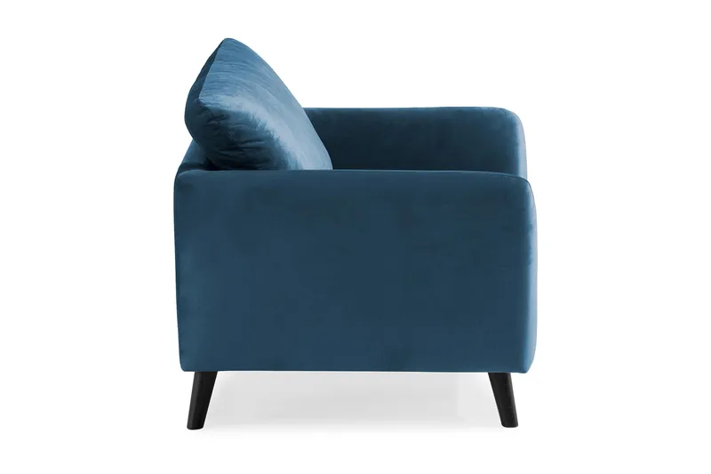 Trend Nojatuoli - Yönsininen - Huonekalut - Tuoli & nojatuoli - Nojatuoli & lepotuoli - Samettinojatuoli