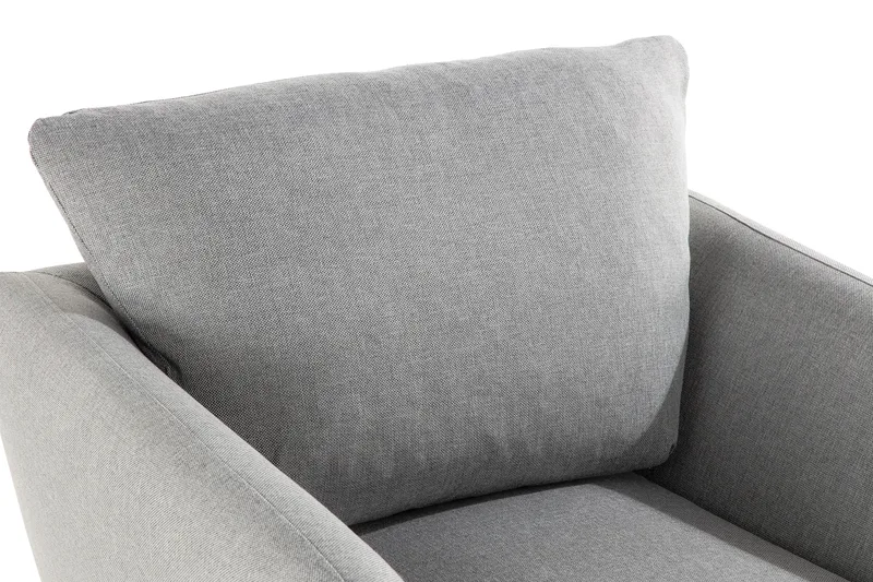 Trend Sohvaryhmä Nojatuoli ja Rahi - Vaaleanharmaa - Huonekalut - Tuoli & nojatuoli - Nojatuoli & lepotuoli - Nojatuoli rahilla