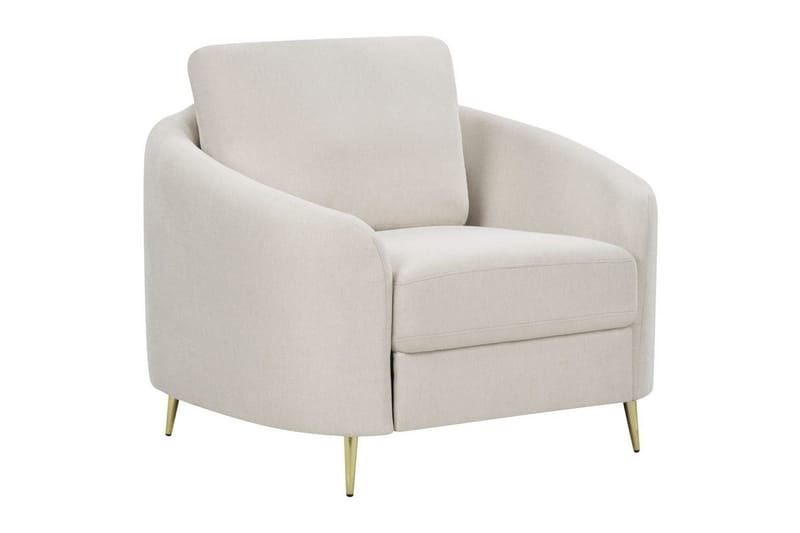 Nojatuoli Trosa, Beige, kulta