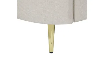 Nojatuoli Trosa - Beige/kulta - Huonekalut - Tuoli & nojatuoli - Nojatuoli & lepotuoli