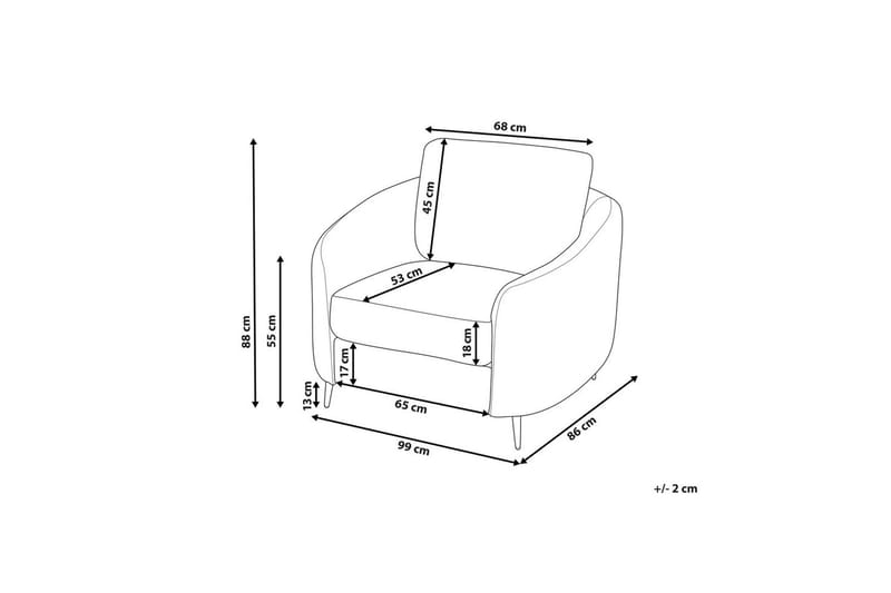 Nojatuoli Trosa - Vihreä, kulta - Huonekalut - Tuoli & nojatuoli - Nojatuoli & lepotuoli