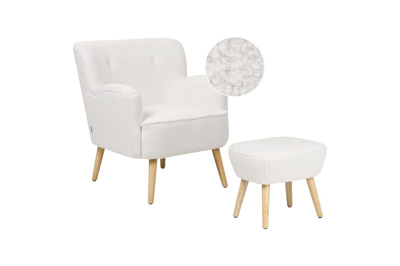 Nojatuoli Tumba, Valkoinen, Musta