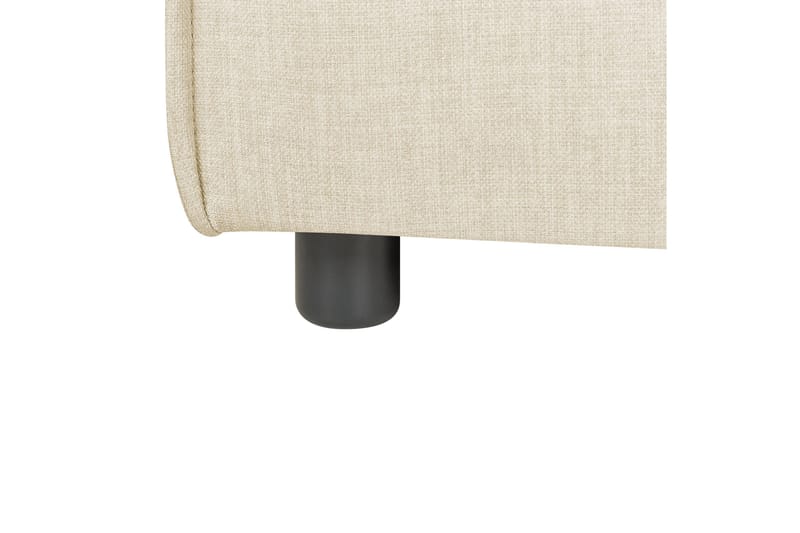 Tunda Lepotuoli 119 cm Oikealta - Beige/Musta - Huonekalut - Tuoli & nojatuoli - Nojatuoli & lepotuoli - Makuutuoli & divaanituoli