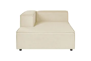 Tunda Lepotuoli 119 cm Oikealta - Beige/Musta - Huonekalut - Tuoli & nojatuoli - Nojatuoli & lepotuoli - Makuutuoli & divaanituoli