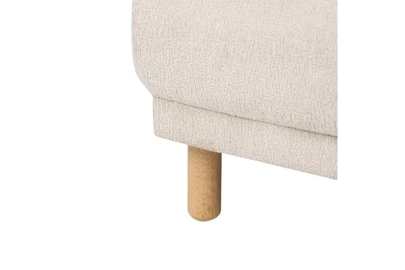 Nojatuoli Tuve - Beige, vaalea puu/Bouclé - Huonekalut - Tuoli & nojatuoli - Nojatuoli & lepotuoli