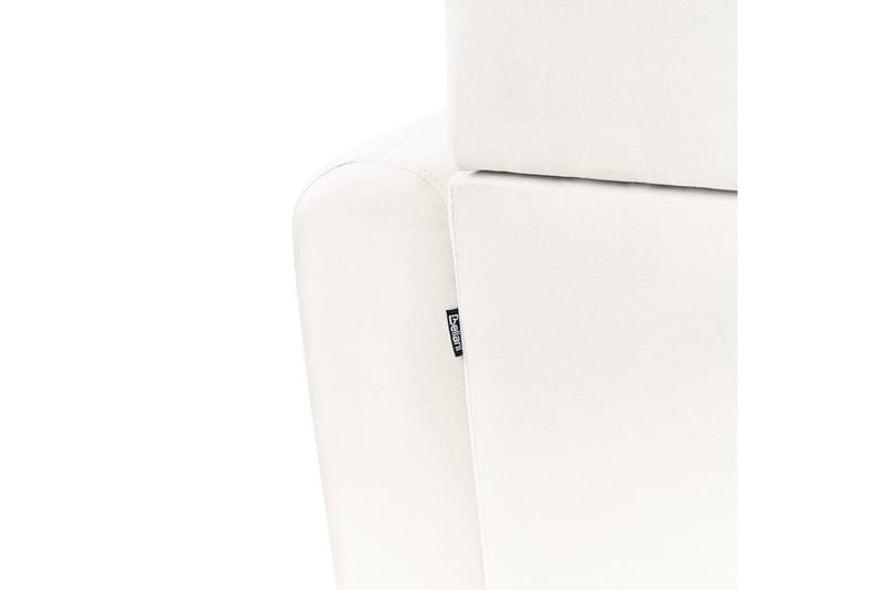 Nojatuoli Tuve - Valkoinen, vaalea puu/Polyesteri - Huonekalut - Tuoli & nojatuoli - Nojatuoli & lepotuoli