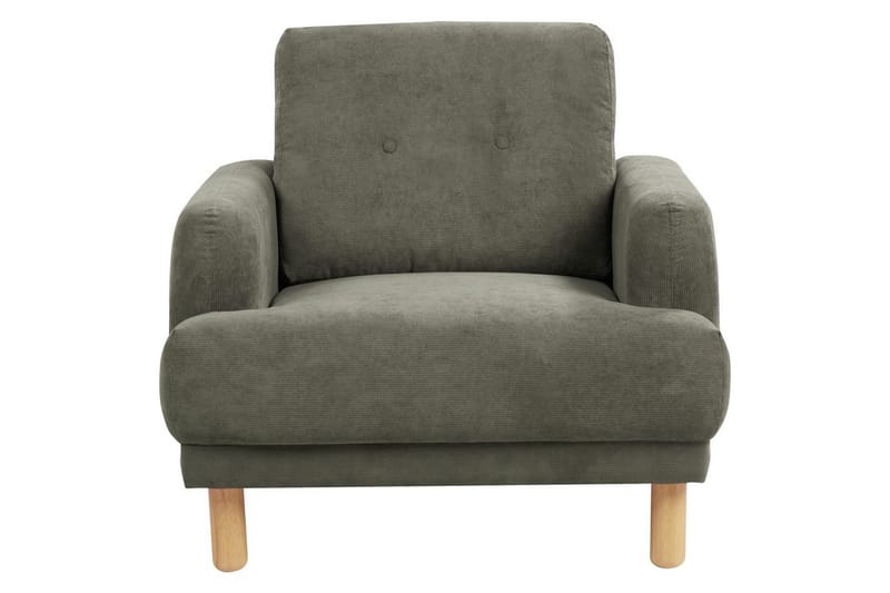 Nojatuoli Tuve - Vihreä, vaalea puu/manchesterkangas - Huonekalut - Tuoli & nojatuoli - Nojatuoli & lepotuoli