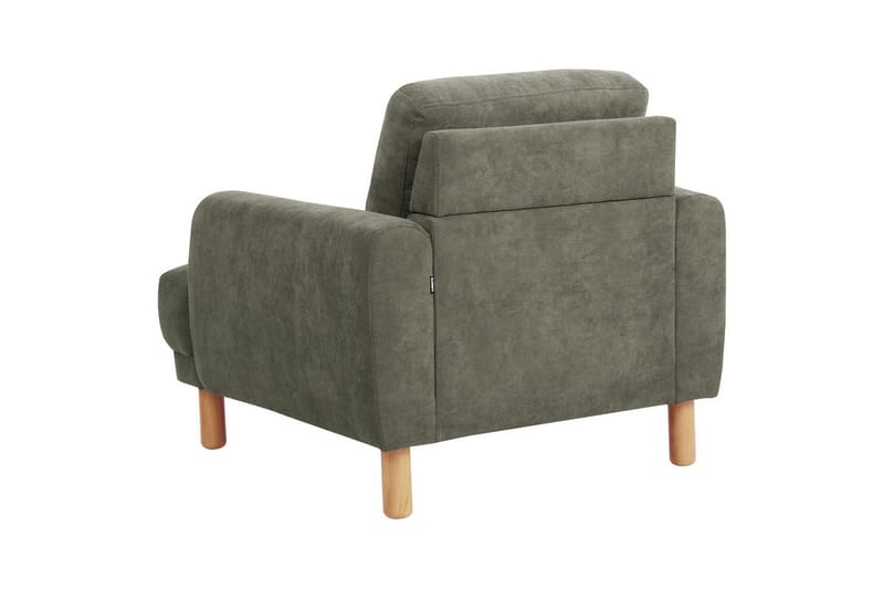 Nojatuoli Tuve - Vihreä, vaalea puu/manchesterkangas - Huonekalut - Tuoli & nojatuoli - Nojatuoli & lepotuoli