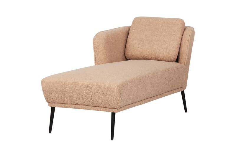 Uklund Lepotuoli 148 cm Oikealta - Beige/Musta - Huonekalut - Tuoli & nojatuoli - Nojatuoli & lepotuoli - Makuutuoli & divaanituoli
