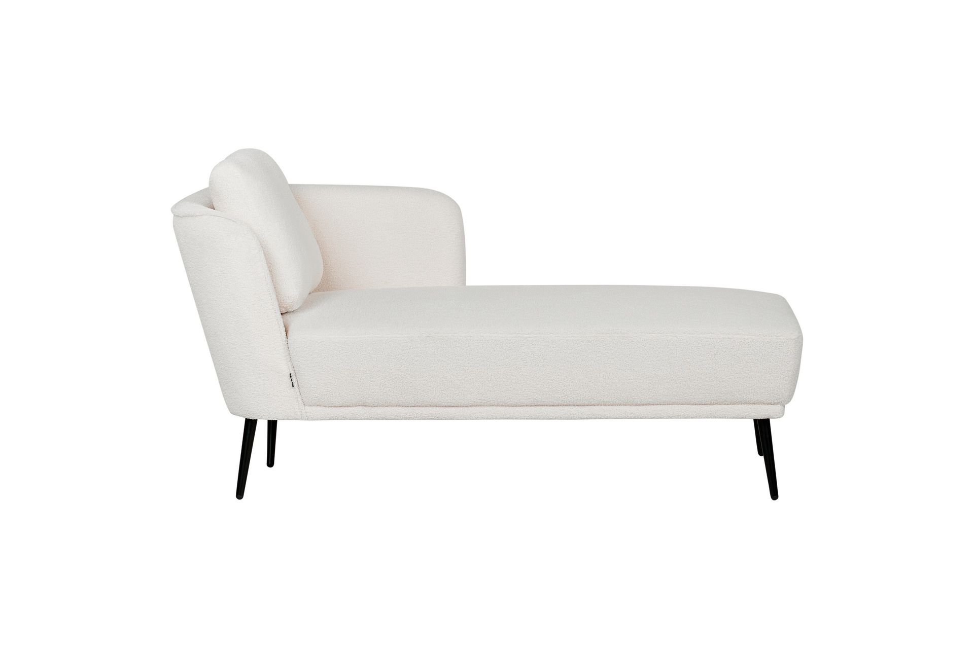 Uklund Lepotuoli 148 cm Vasemmalta - Musta/Valkoinen