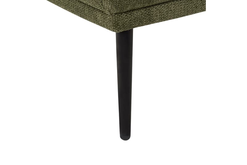 Uklund Lepotuoli 148 cm Vasemmalta - Musta/Vihreä - Huonekalut - Tuoli & nojatuoli - Nojatuoli & lepotuoli - Makuutuoli & divaanituoli
