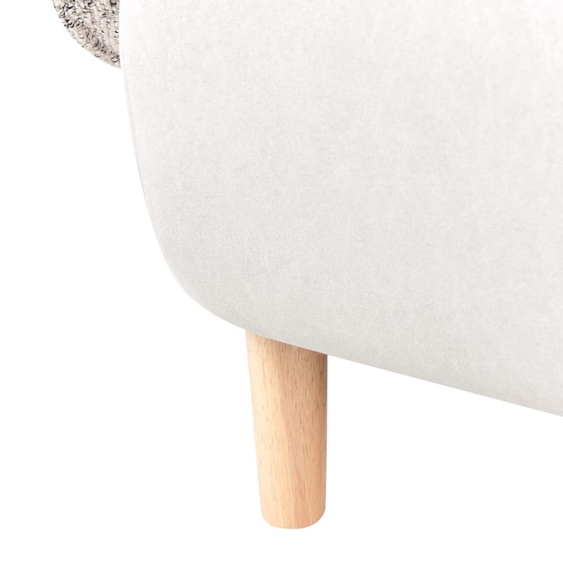 Nojatuoli Umea - Beige, vaalea puu - Huonekalut - Tuoli & nojatuoli - Nojatuoli & lepotuoli