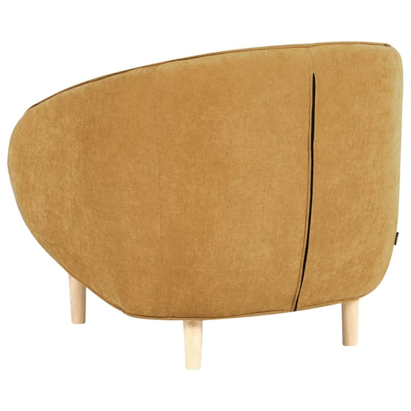 Nojatuoli Umea - Keltainen, vaalea puu - Huonekalut - Tuoli & nojatuoli - Nojatuoli & lepotuoli