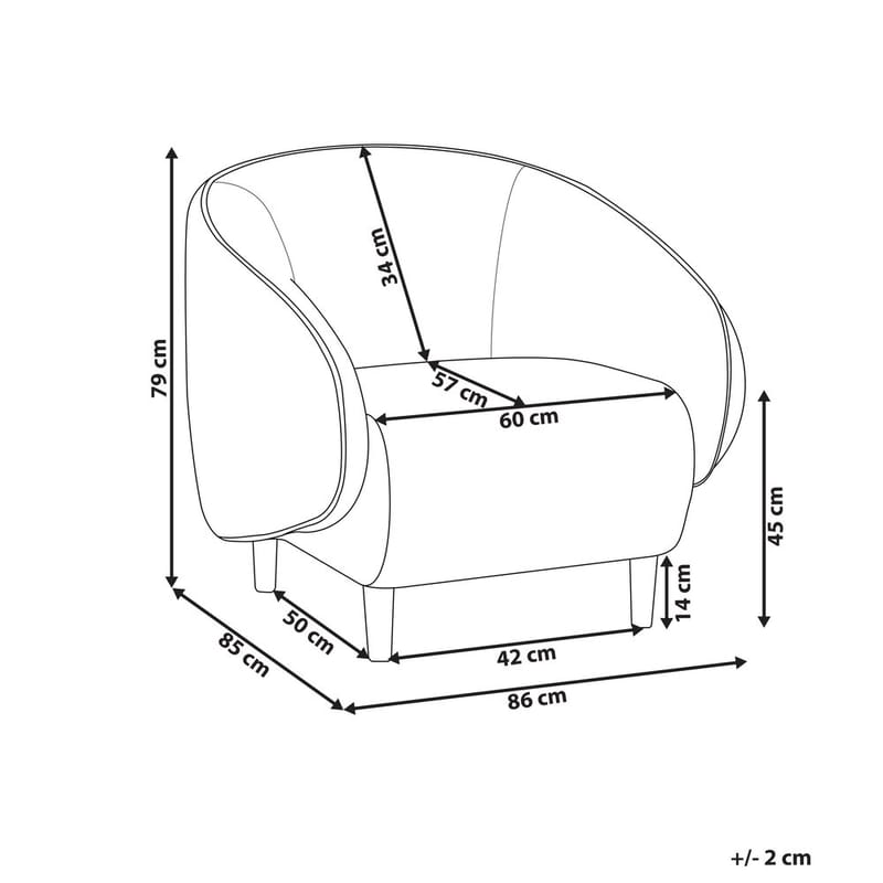 Nojatuoli Umea - Vihreä, vaalea puu - Huonekalut - Tuoli & nojatuoli - Nojatuoli & lepotuoli