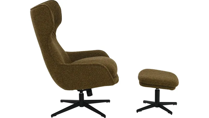 Varric-nojatuoli rahilla - Ruskea - Huonekalut - Tuoli & nojatuoli - Nojatuoli & lepotuoli - Mekanismituoli