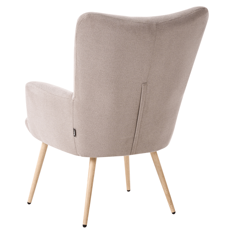 Nojatuoli Vejle - Beige - Huonekalut - Tuoli & nojatuoli - Nojatuoli & lepotuoli