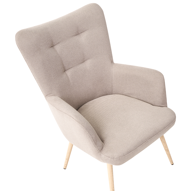 Nojatuoli Vejle - Beige - Huonekalut - Tuoli & nojatuoli - Nojatuoli & lepotuoli