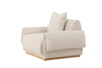 Nojatuoli VIND Mollösund beige - Huonekalut - Tuoli & nojatuoli - Nojatuoli & lepotuoli