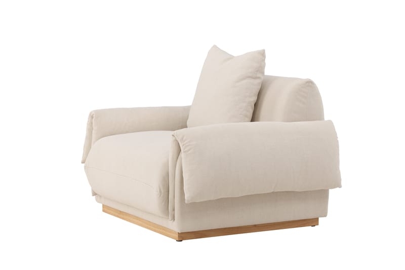 Nojatuoli VIND Mollösund beige - Huonekalut - Tuoli & nojatuoli - Nojatuoli & lepotuoli