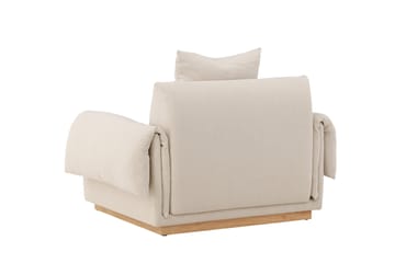 Nojatuoli VIND Mollösund beige - Huonekalut - Tuoli & nojatuoli - Nojatuoli & lepotuoli