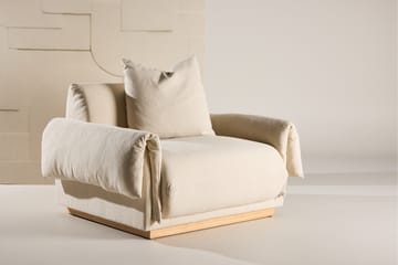 Nojatuoli VIND Mollösund Beige - Huonekalut - Tuoli & nojatuoli - Nojatuoli & lepotuoli