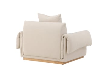 Nojatuoli VIND Mollösund Beige - Huonekalut - Tuoli & nojatuoli - Nojatuoli & lepotuoli