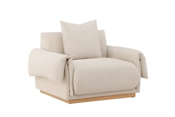 Nojatuoli VIND Mollösund beige - Huonekalut - Tuoli & nojatuoli - Nojatuoli & lepotuoli