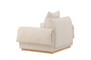Nojatuoli VIND Mollösund beige - Huonekalut - Tuoli & nojatuoli - Nojatuoli & lepotuoli