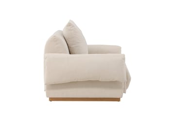 Nojatuoli VIND Mollösund beige - Huonekalut - Tuoli & nojatuoli - Nojatuoli & lepotuoli
