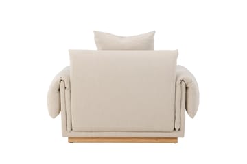 Nojatuoli VIND Mollösund beige - Huonekalut - Tuoli & nojatuoli - Nojatuoli & lepotuoli