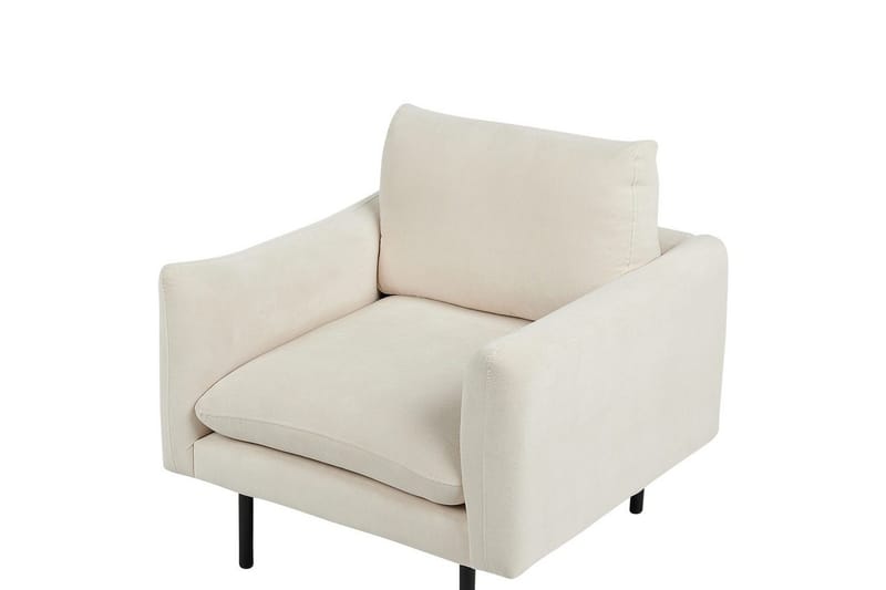 Nojatuoli Vinterbro - Beige, musta/polyesteri, Beige, musta/Polyesteri - Huonekalut - Tuoli & nojatuoli - Nojatuoli & lepotuoli