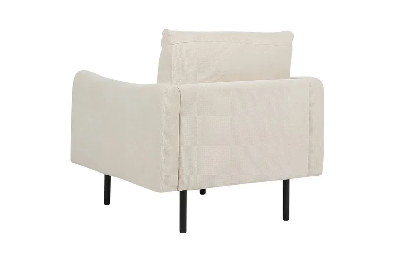 Nojatuoli Vinterbro - Beige, musta/polyesteri, Beige, musta/Polyesteri - Huonekalut - Tuoli & nojatuoli - Nojatuoli & lepotuoli