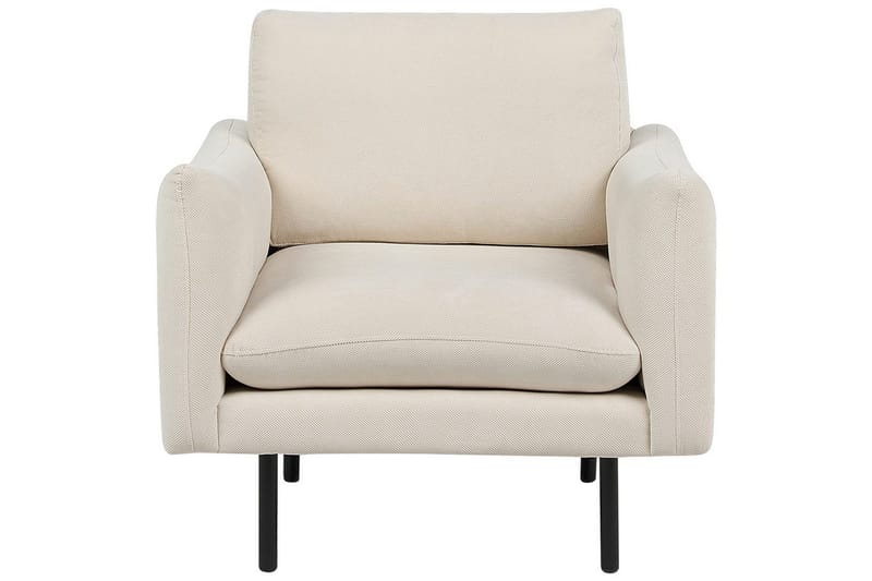 Nojatuoli Vinterbro - Beige, musta/polyesteri, Beige, musta/Polyesteri - Huonekalut - Tuoli & nojatuoli - Nojatuoli & lepotuoli