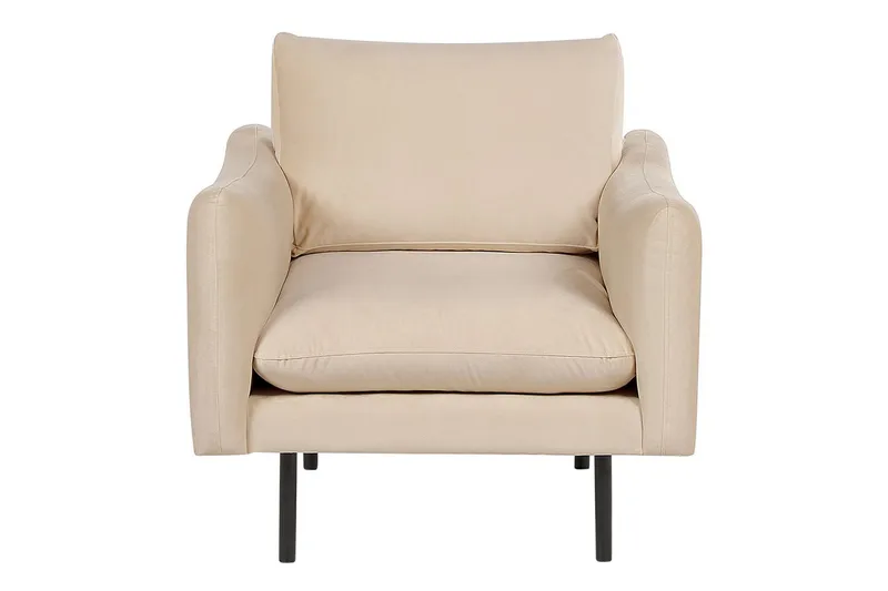 Nojatuoli Vinterbro - Beige, musta/sametti, Beige, musta/Sametti - Huonekalut - Tuoli & nojatuoli - Nojatuoli & lepotuoli