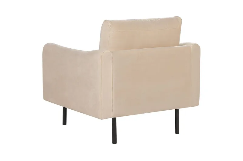 Nojatuoli Vinterbro - Beige, musta/sametti, Beige, musta/Sametti - Huonekalut - Tuoli & nojatuoli - Nojatuoli & lepotuoli