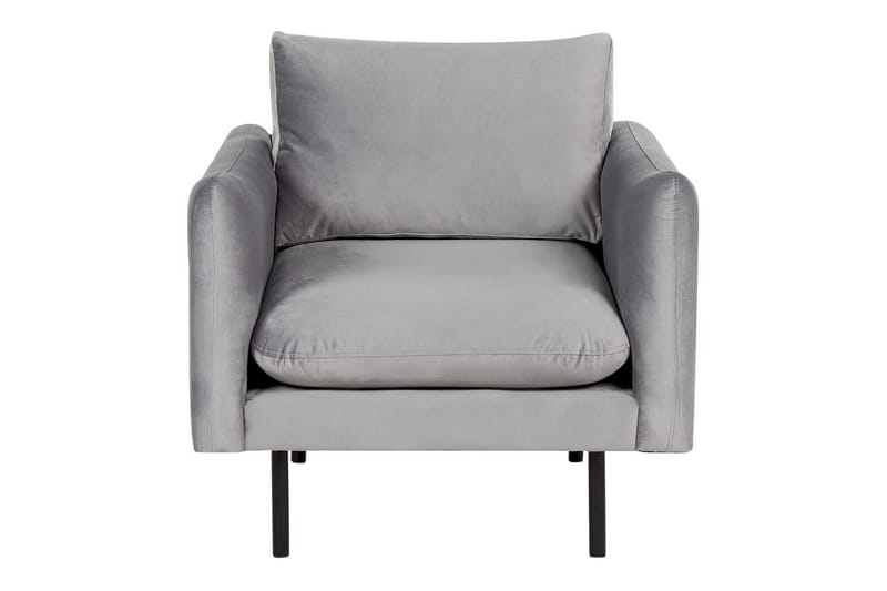 Nojatuoli Vinterbro - Harmaa, musta/Sametti - Huonekalut - Tuoli & nojatuoli - Nojatuoli & lepotuoli