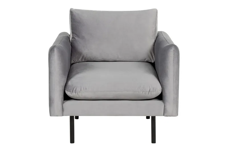 Nojatuoli Vinterbro - Harmaa, musta/Sametti - Huonekalut - Tuoli & nojatuoli - Nojatuoli & lepotuoli