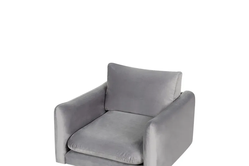 Nojatuoli Vinterbro - Harmaa, musta/Sametti - Huonekalut - Tuoli & nojatuoli - Nojatuoli & lepotuoli