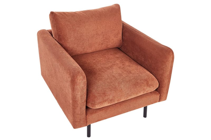 Nojatuoli Vinterbro - Ruskea, Musta/Chenille - Huonekalut - Tuoli & nojatuoli - Nojatuoli & lepotuoli