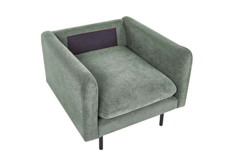 Nojatuoli Vinterbro - Vihreä, musta/Polyesteri, Vihreä, Musta/Polyesteri - Huonekalut - Tuoli & nojatuoli - Nojatuoli & lepotuoli