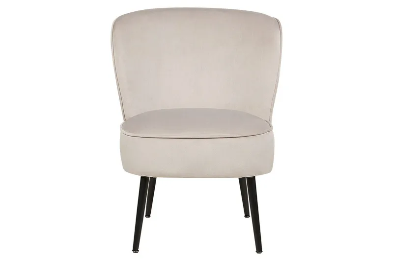 Nojatuoli Voss - Beige, harmaa, musta - Huonekalut - Tuoli & nojatuoli - Nojatuoli & lepotuoli