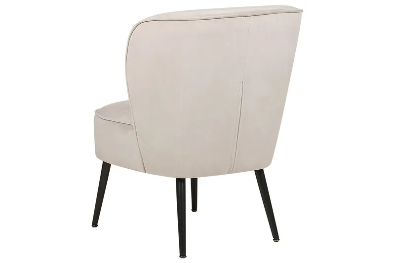 Nojatuoli Voss - Beige, harmaa, musta - Huonekalut - Tuoli & nojatuoli - Nojatuoli & lepotuoli