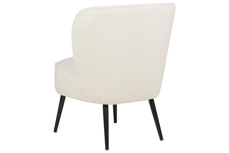 Nojatuoli Voss - Valkoinen, Musta - Huonekalut - Tuoli & nojatuoli - Nojatuoli & lepotuoli