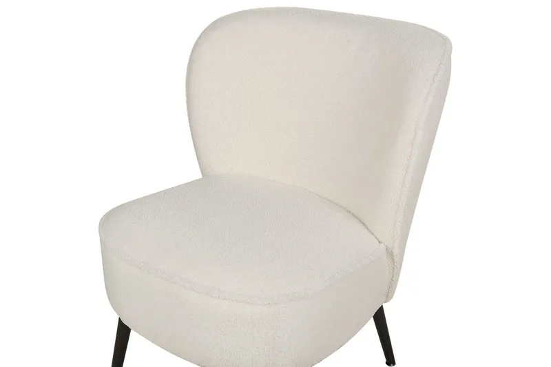 Nojatuoli Voss - Valkoinen, Musta - Huonekalut - Tuoli & nojatuoli - Nojatuoli & lepotuoli