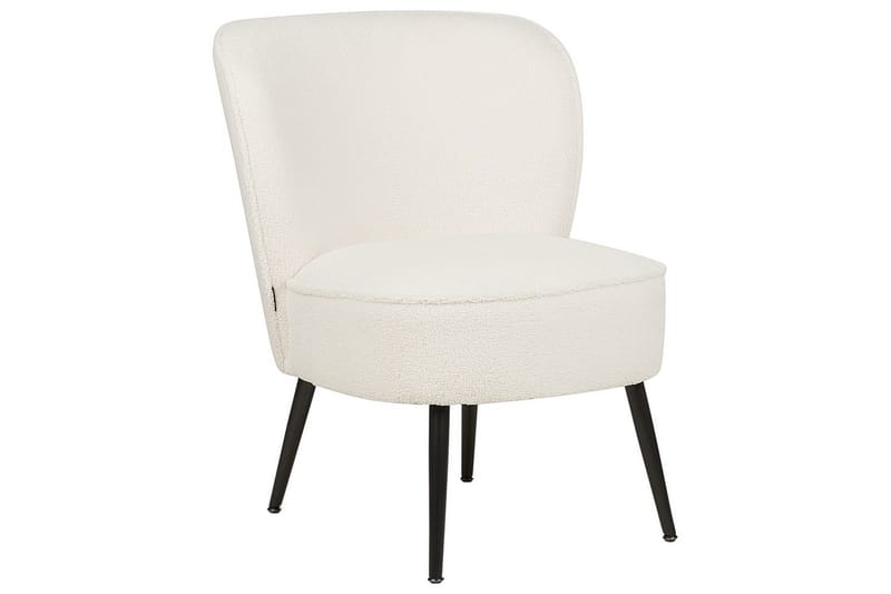 Nojatuoli Voss - Valkoinen, Musta - Huonekalut - Tuoli & nojatuoli - Nojatuoli & lepotuoli