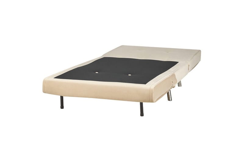 Vuodesohva Farris - Beige, hopea - Huonekalut - Tuoli & nojatuoli - Nojatuoli & lepotuoli - Vuodetuoli