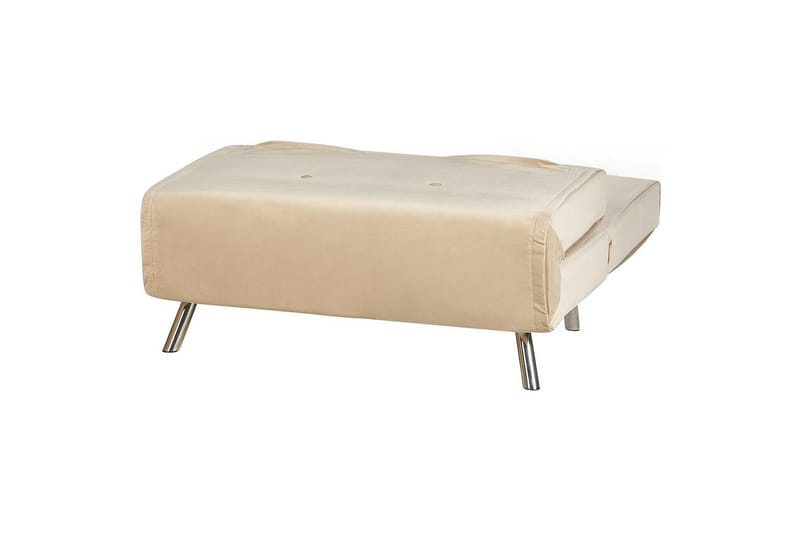 Vuodesohva Farris - Beige, hopea - Huonekalut - Tuoli & nojatuoli - Nojatuoli & lepotuoli - Vuodetuoli